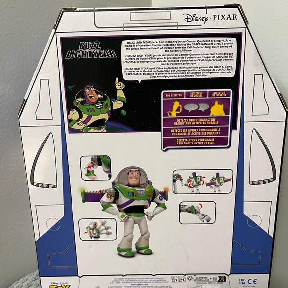 Disney Buzz Lightyear Action Figure - Green and Purple - Picture 2 of 3